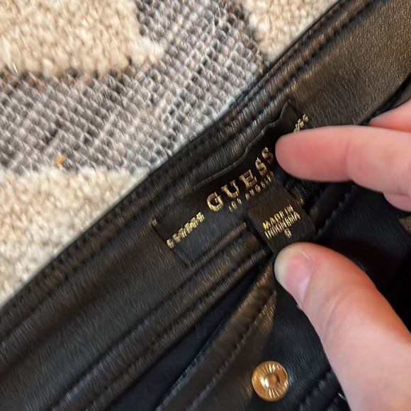 Guess faux leather moto skinny leggings - Picture 6 of 6